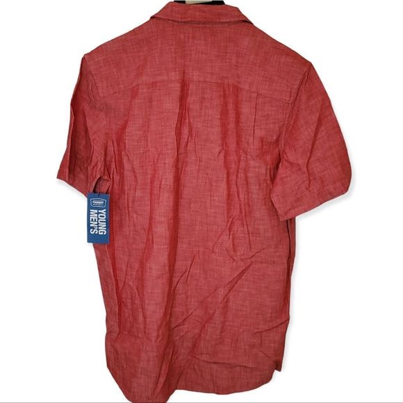 Boy's Foundry Buttonup Shirt Size Large Tall - Picture 2 of 5